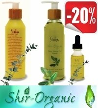 СКИДКА -20% Shir Organic Набор для ухода за жирной и комбинированной кожей (очищ.гель, тоник, сыворотка)