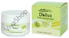 D'Oliva ДОлива Feuchtigkeitspflege Крем для лица Увлажняющий уход с оливковым маслом и маслом Ши 50 мл