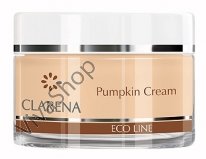 Clarena Eco Atopic Line Pumpkin Cream Увлажняющий крем с восстанавливающим эффектом для обезвоженной кожи с тыквой 50 мл