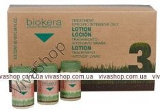 Salerm Biokera especifica grasa Лосьон для жирной кожи головы 6х10 мл