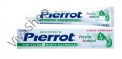 Pierrot Пирот зубная паста с Мятой и Фтором Природная свежесть 75 мл