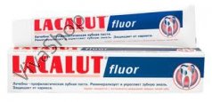 LACALUT Flour Лакалут Фтор Зубная паста реминерализует и укрепляет зубную эмаль, защита от кариеса 50 мл