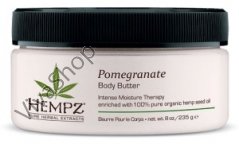 Hempz Pomegranate Herbal Body Butter Питательное масло для тела с гаранатом на основе масла и экстракта семян конопли 235 мл