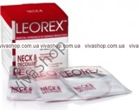 Leorex Neck & Decollete Нано-маска для экспресс - разглаживания морщин шеи и зоны декольте