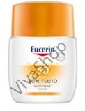 Eucerin Sun Mattifying Fluid SPF50+ Солнцезащитный флюид для лица с матирующим эффектом 50мл