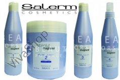 Salerm Absolut Straightener Набор Абсолютное кератиновое выпрямление для натуральных волос (250 мл, 500 мл, 500 мл, 250 мл)
