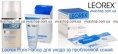 Leorex Pure Набор для ухода за проблемной кожей: нано-маска, увлажняющий гель, очищающий гель
