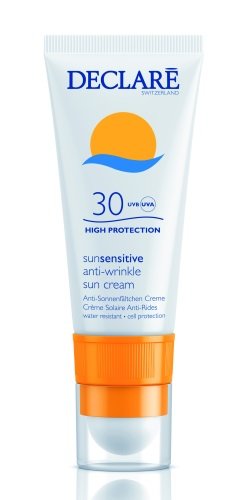 Declare Sun Sensitive Anti-Wrinkle Sun Cream Мини-упаковка 2in1 Солнцезащитный крем SPF 30 с омолаживающим эффектом 20мл + Солнцезащитная помада 2 гр