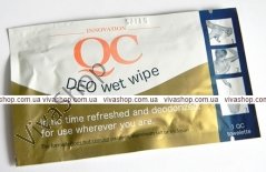 Nannic QC DEO wet wipes Дезодорирующие салфетки для тела 1 шт