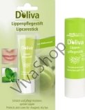 D'Oliva Lip Care Stick ДОлива Гигиенический бальзам-стик для губ с оливковым маслом, Витамином Е и маслом мяты 4,8 г
