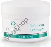 Clarena Podo Rich Foot Ointment Заживляющая обогащенная растительными смолами мазь с витамином А для потрескавшейся кожи стоп 75 мл