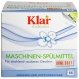 Klar ECOsensitive Органический порошок для посудомоечных машин 1,375 кг