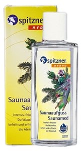 Spitzner Концентрат для сауны Саунамед целительный аромат с эфирными маслами камфоры, ментола, эвкалипта, сосны и шишек 190мл