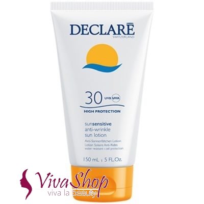 Declare Sun Sensitive Anti- Wrinkle Sun Lotion SPF30 Солнцезащитный лосьон против старения кожи 150мл