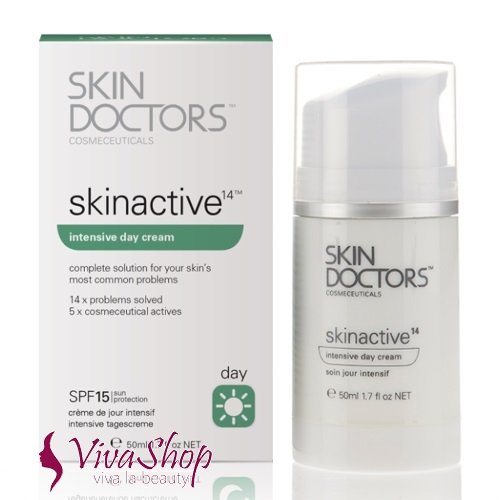 Skin Doctors SkinActive 14 Intensuve Day Cream Дневной крем интенсивного действия для кожи лица SPF15 50мл