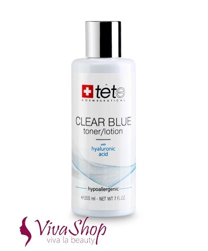 TETe Cosmeceutical CLEAR BLUE Toner Тоник с гиалуроновой кислотой 200мл
